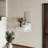 White Floating Vanity With Included Mirror
