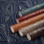 Celeste Timbre Geometric Wood Pulp Blend Pretrimmed Roll-347796194
