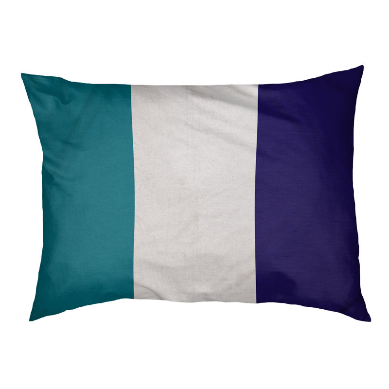 Coussin d'extérieur pour chien Florida Tribe, Extra Large (50" W x 40" D x 17" H)), Teal/White/Dark Purple