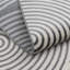 Tapis intérieur / extérieur gris en polypropylène touffeté à la machine Barraco-86811269