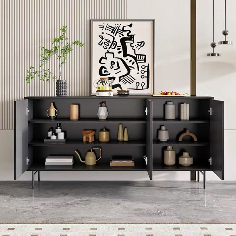 Buffet rétro lumière de luxe, H 29,53 po x l 47,24 po x P 15,75 po