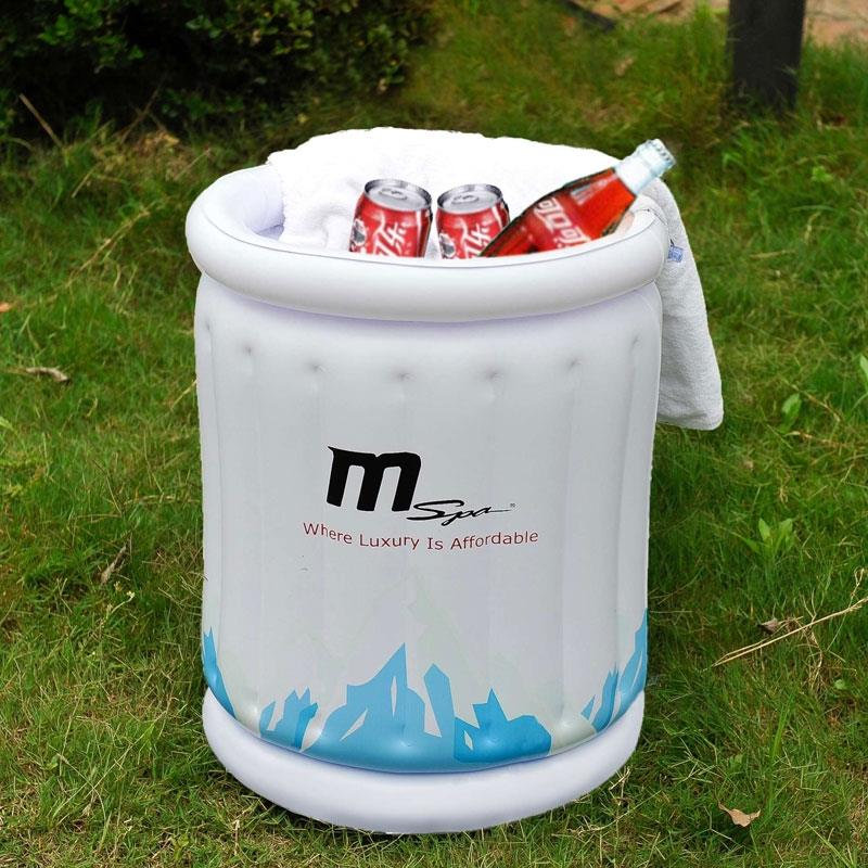 42 x 55 cm Inflatable PVC Spa Drink Cooler and Storage Caddy for Hot Tubs and Spa Pools