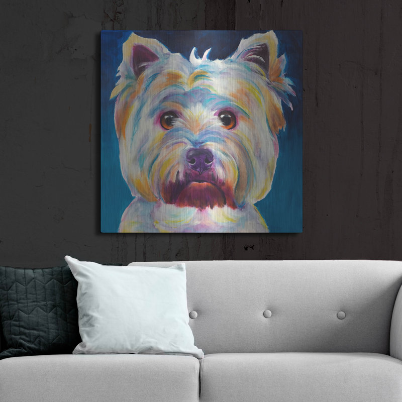 «Westie - Chispy» par Dawg Painter, H 36 po x l 36 po