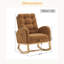 Chaise berçante d'intérieur, chaise berçante rembourrée, chaise berçante d'intérieur, chaise berçante avec repose-pieds-549167384