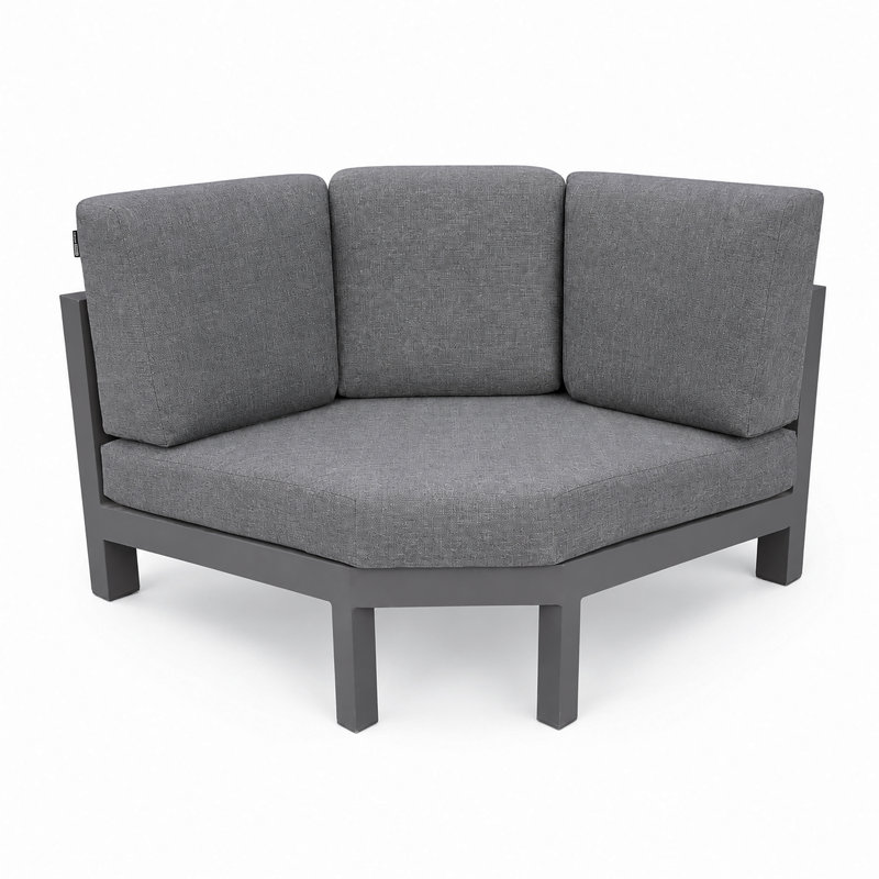 MIMO Aluminium Corner Sofa Module with Cushions