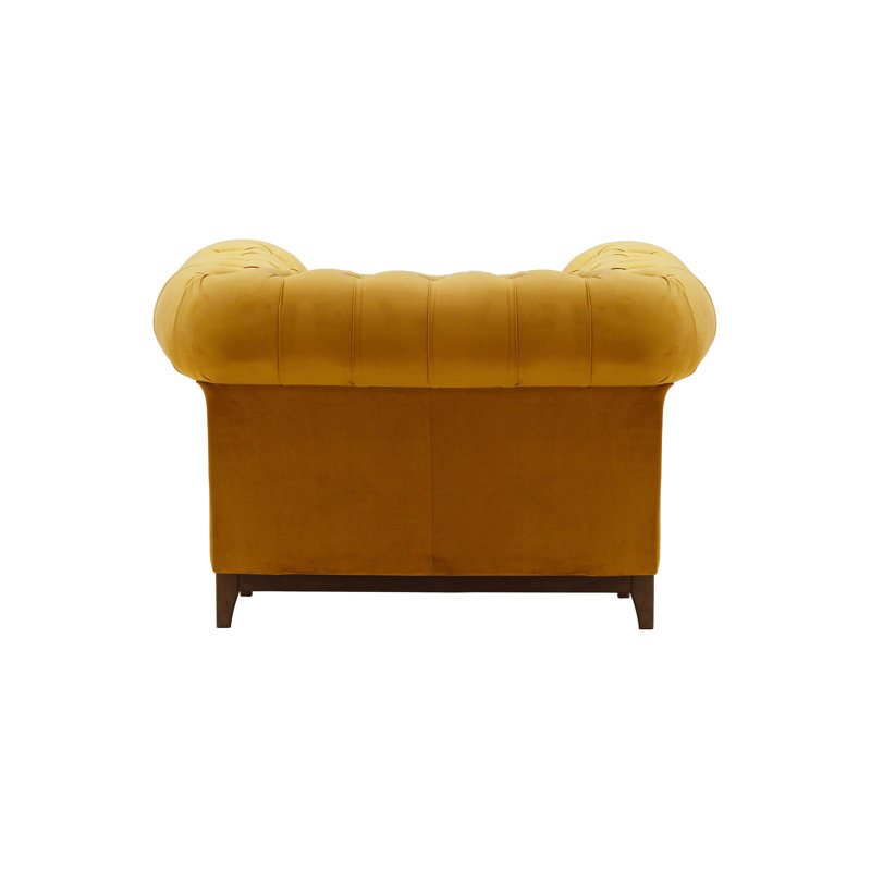 Fryer Velvet Chesterfield Chair