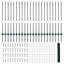 100cm H x 5000cm W Powder-Coated Steel Fencing Kits