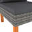23.8" Wide Eucalyptus Rectangle Patio Sofa with Cushions-36927448-36927451-36927454