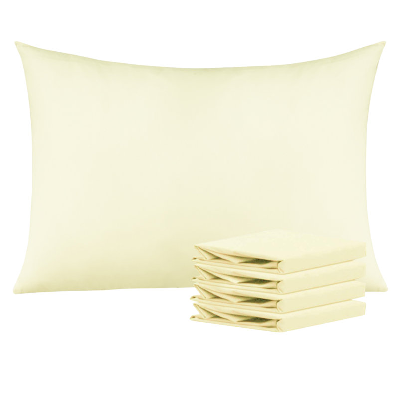 Taies d'oreiller de lit, 1800 grandes taies d'oreiller en microfibre brossée avec fermeture à enveloppe - 20 x 30 pouces - NTBAY