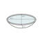 Maestro Bath Atelier 17.4'' Glass Circular Bathroom Sink-16505706
