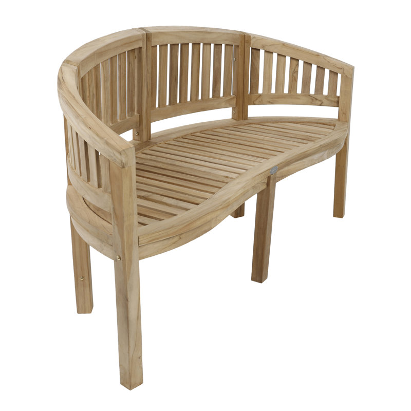 Lucian Solid Wood Teak Outdoor Bench