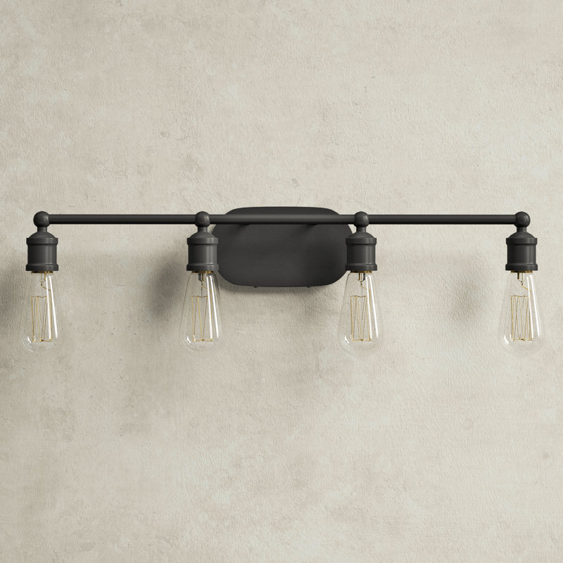 Oil Rubbed Bronze 4-Light Dimmable Vanity Fixture