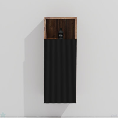 Armoire de salle de bain flottante latérale, armoire de rangement murale pour petit espace, KD
