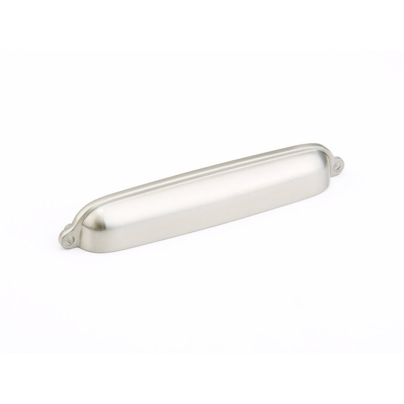 Country Finger Pull, Satin Nickel