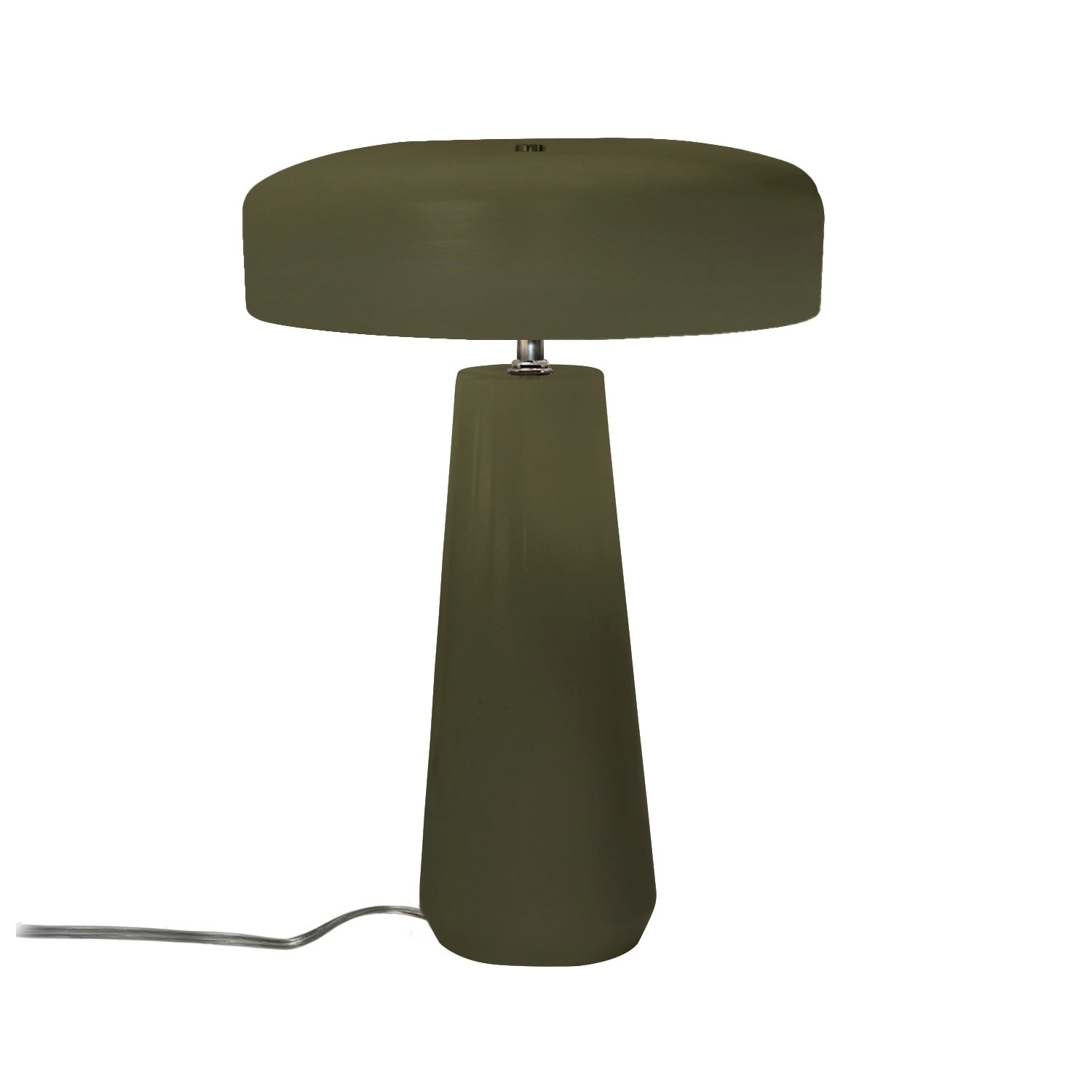 Hardacre Ceramic Table Lamp, Matte Green