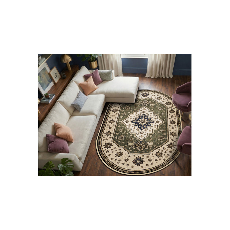 Tapis tissé à motif nautique Mosso, 4'11" x 7'7"