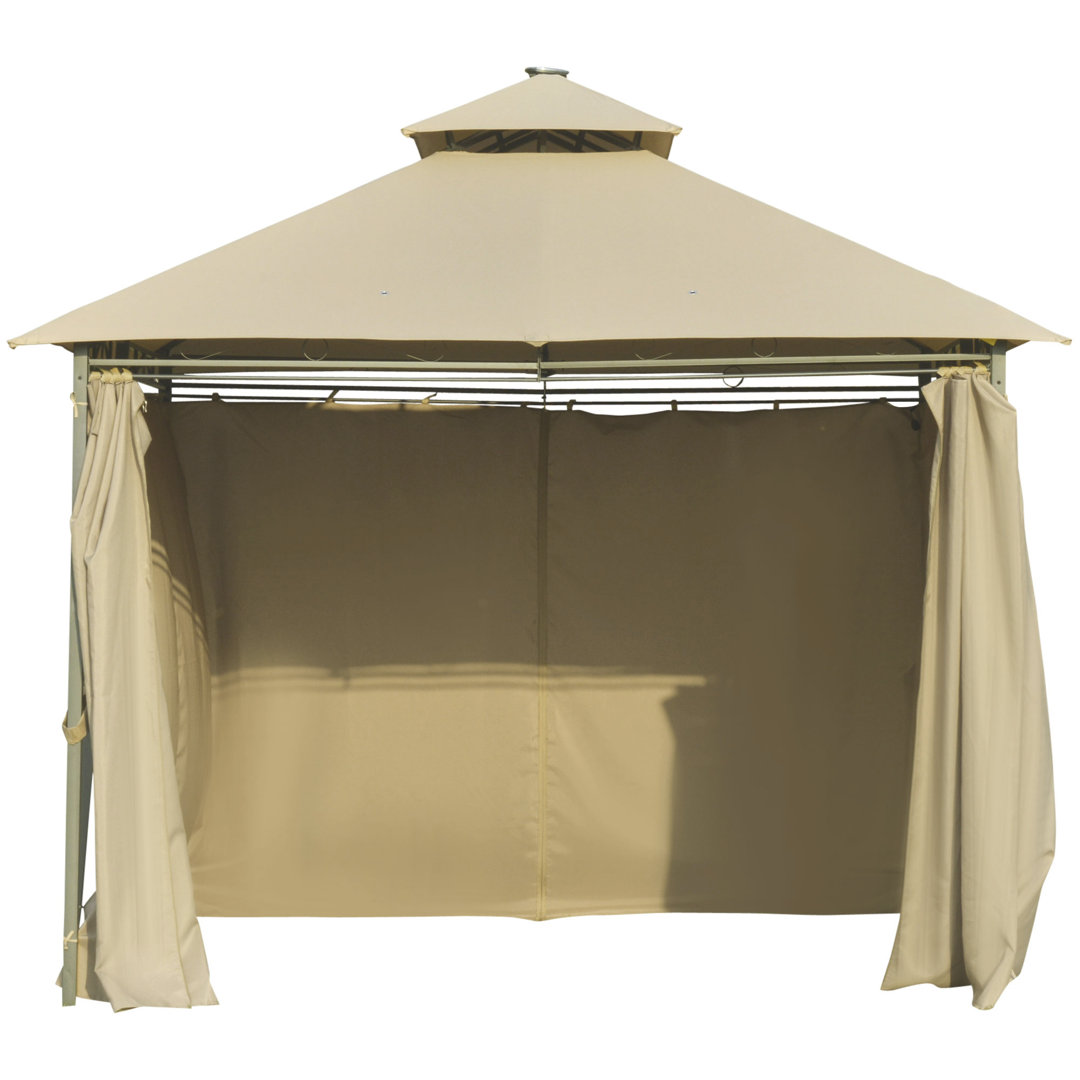 Milanna 4m x 3m Steel Patio Gazebo