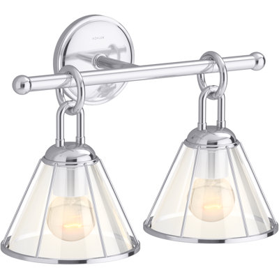 Terret 15½-In Two-Light Sconce