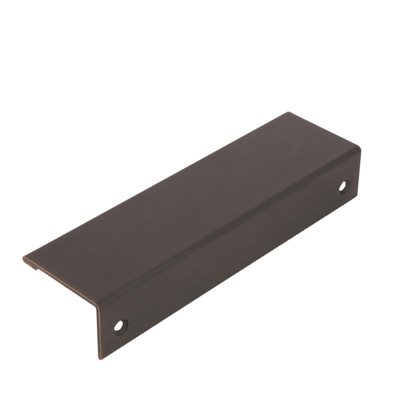 Edge Pulls 5-1/16 inch (128mm) Centre-to-Centre Oil-Rubbed Bronze Cabinet Edge Pull, Oil Rubbed Bronze, 5.0625"