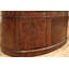 Walnut Kidney Shaped Desk With Leather Top