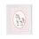 «Pink Gingham Unicorn», reproduction sous verre encadrée, design par Christine Simpson Art