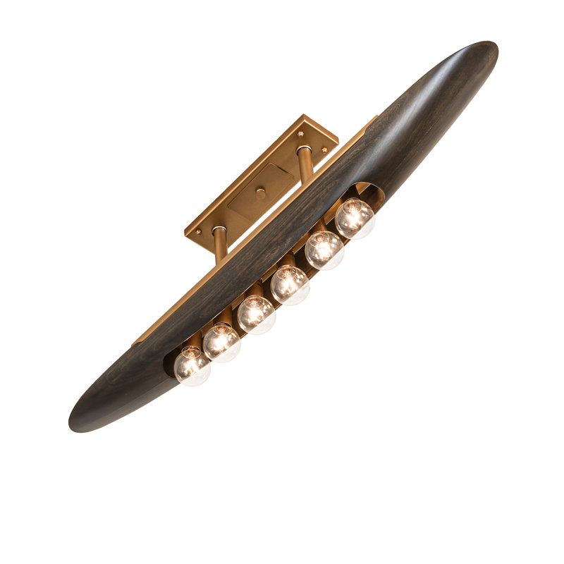 Luminaire suspendu long 33 po 33 lumières Anahata