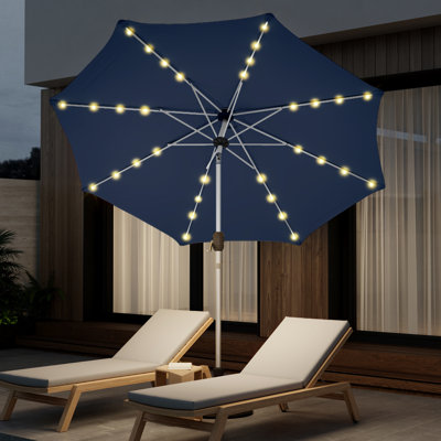 Parasol pour terrasse 10 pi avec 40 lumières DEL Kirkman