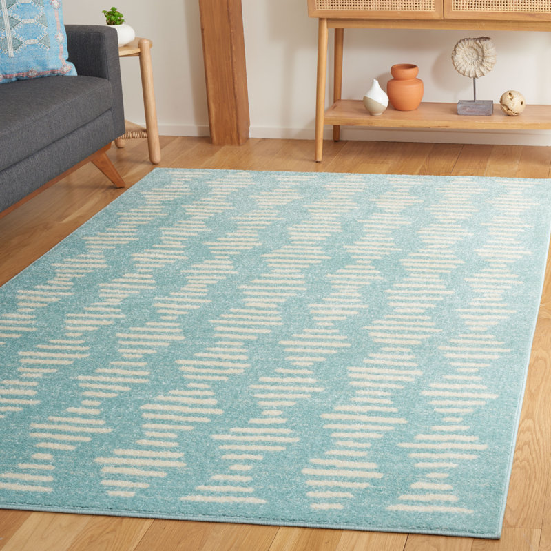 Kaled Tulum Performance Abstract Rug, Rectangle 5'5" x 7'7"