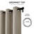 Textured Faux Linen Thermal Insulated & Noise Reducing Grommet Blackout Curtain Panels, Set of 2-1020371459-1019529441