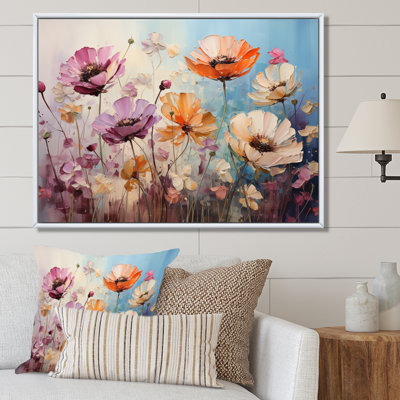 «Meadow Impressionistic Blooms» sur toile