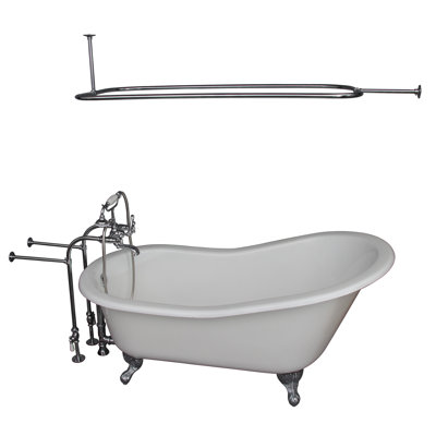 Baignoire de trempage à pattes 61" x 31" moulée en fonte Griffin