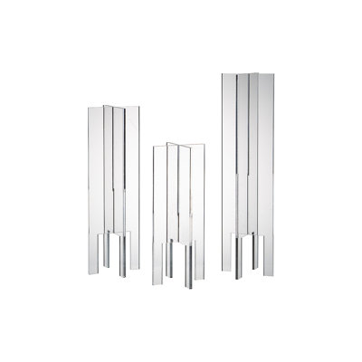 13.9'' H Plastic / Acrylic Tabletop Candlestick