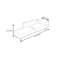 Banc rembourré en cuir véritable Shivaan-497342829