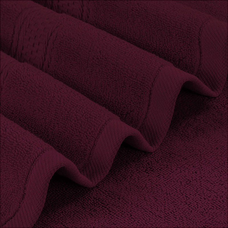 Saladin Bath Towel, Burgundy