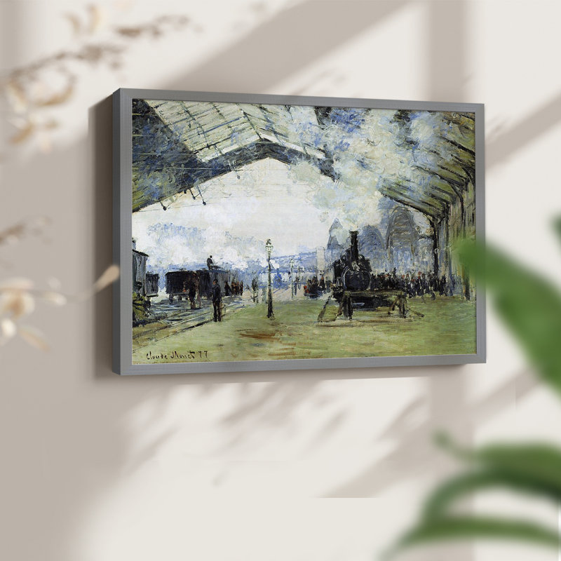 Série religieuse - XVIII - Reproduction encadrée - Restickable, H 16 po x l 20 po, Gris