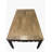 Antique Elm 82" Long Dining Table