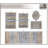 Bathroom Rugs Set of 5, Ultra Soft Microfiber Mats, Absorbent & Quick Drying, Non-Slip Rubber Backing, Machine Washable Floor Mats for Tub, Shower, Sink – 21x54, 24x40, 17x24, 20x32, 18x18 Linen-1506035202