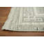 Élégant tapis beige avec bordure grecque pour maisons modernes 5 x 8 po