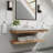 2-handle Bathroom Faucet with Drain Assembly