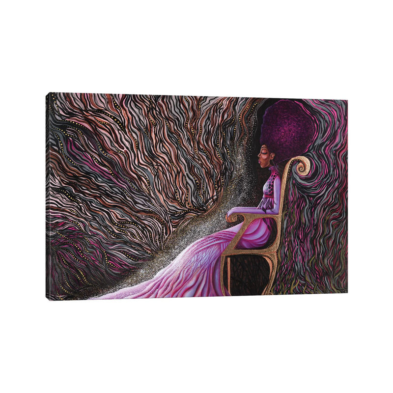« Power » par Ashley Joon-impression, Pas de tapis, Toile tendue, H 40 po x l 60 po x 1,5 po
