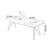 Modern Simple Multi-functional Rectangular Desk-1624361663