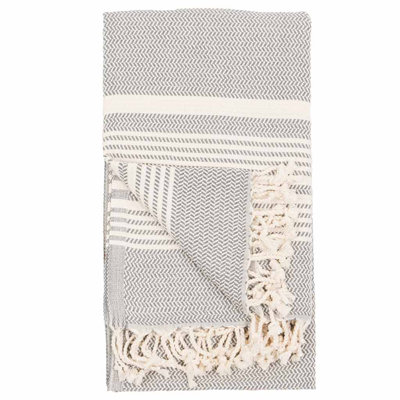 Serviette de plage en coton turc Cavas-Mitson