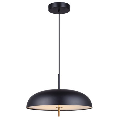 Luminaire suspendu en dôme à 1 lumière Brac