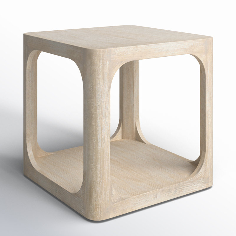 Table de bout Sybil, Beige, 22 po x 22 po