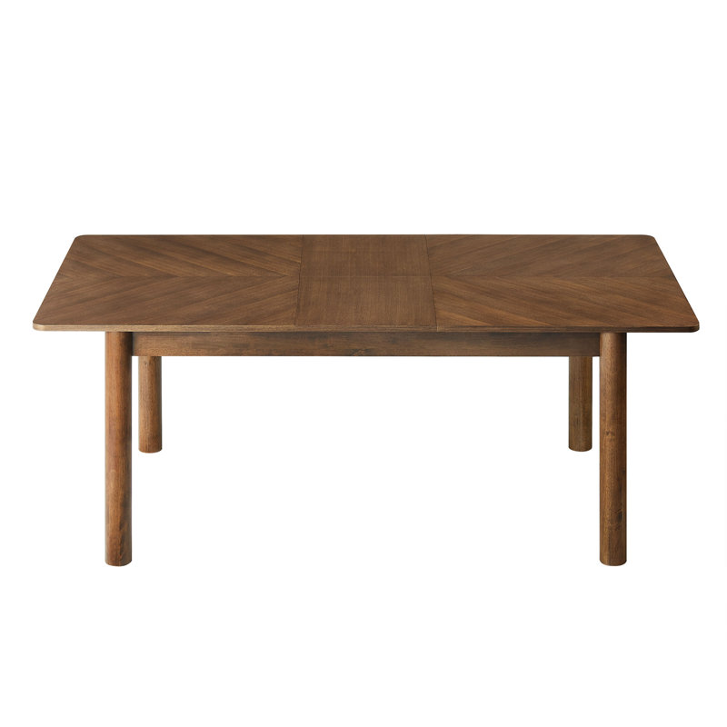 Alba Extendable Dining Table In Walnut, Walnut