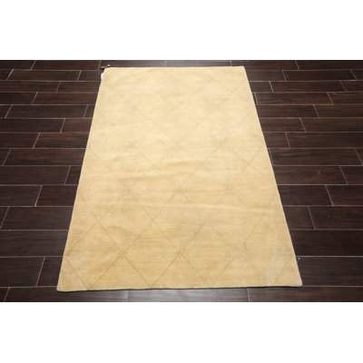 Synthetic Geometric Indoor Rug