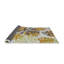 Tapis brun/jaune/gris à motifs-1066179778