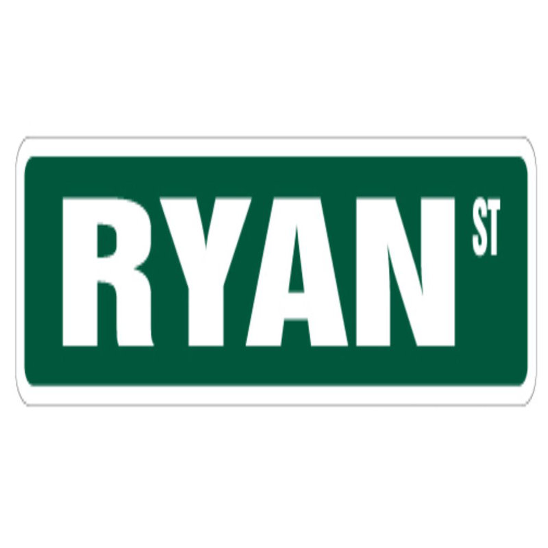 Pièce pour nom d’enfant Ryan Street