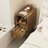  Solid Wood Nightstand - Narrow, With Drawers & Open Storage, Mid Century Modern Style For Bedroom-1825249832-1827271422