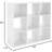 9 Cube Storage Organizer With Shelves, Stackable Design, Wall Mountable, Durable Laminated Particleboard For Home Organization